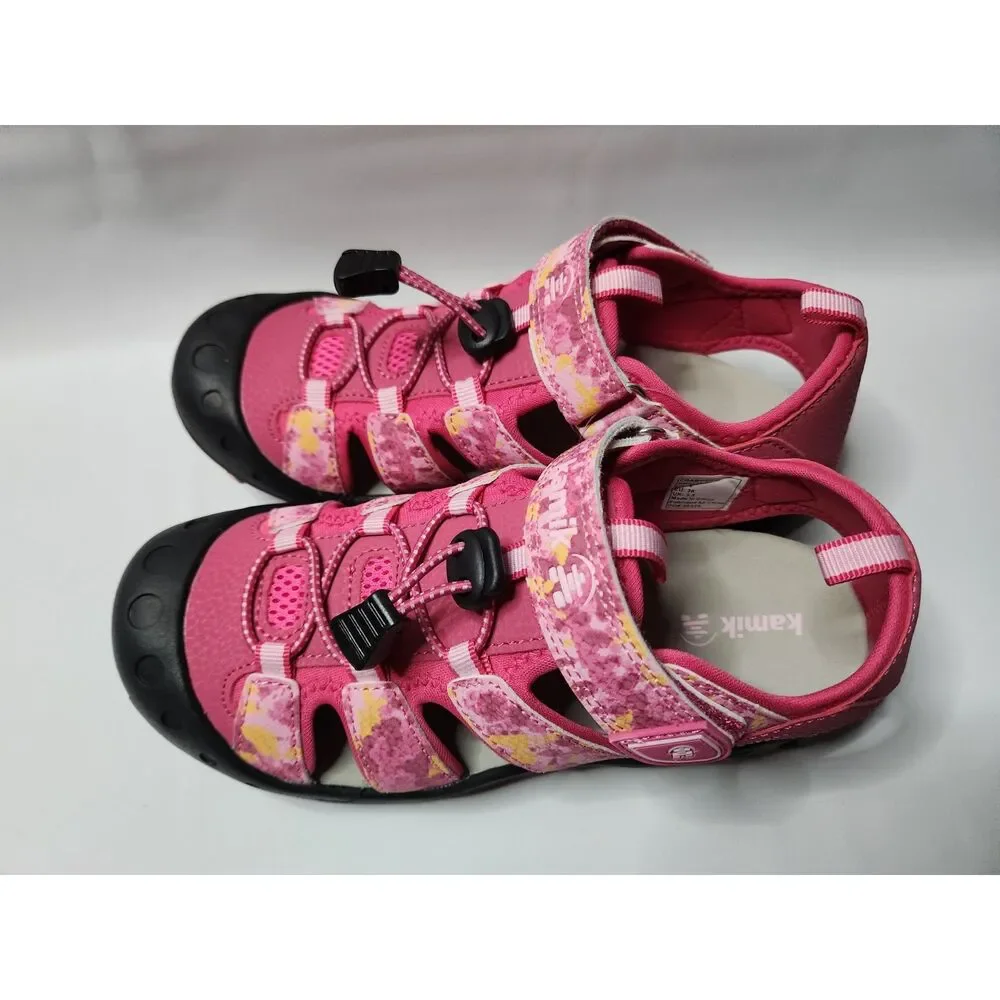 Kamik Girls Closed Toe Sandals Pink Size 4